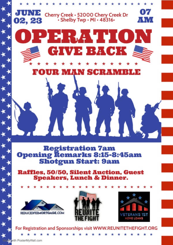 7th Annual Operation Give Back Golf Outing 2023 - Reunite the Fight