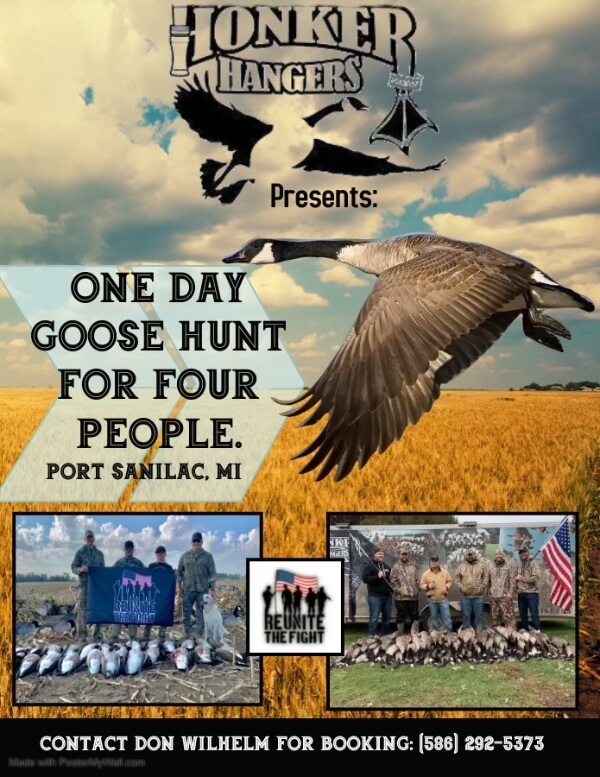 Reunite the Fight Silent Auction: One Day Goose Hunt for Four People
